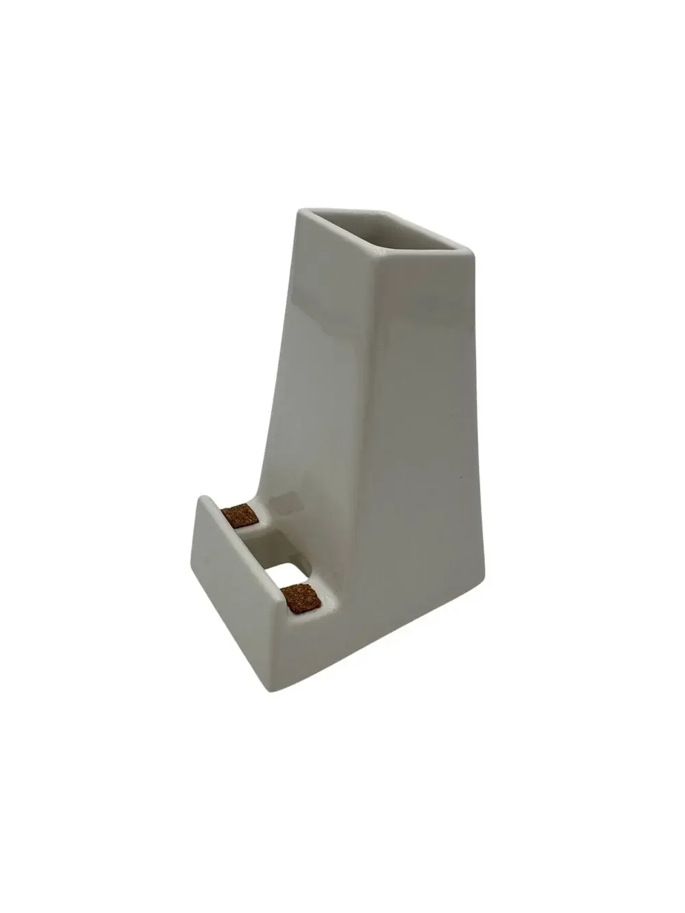 Stak Ceramic Cell Phone Dock Stand Holder Vase Combo